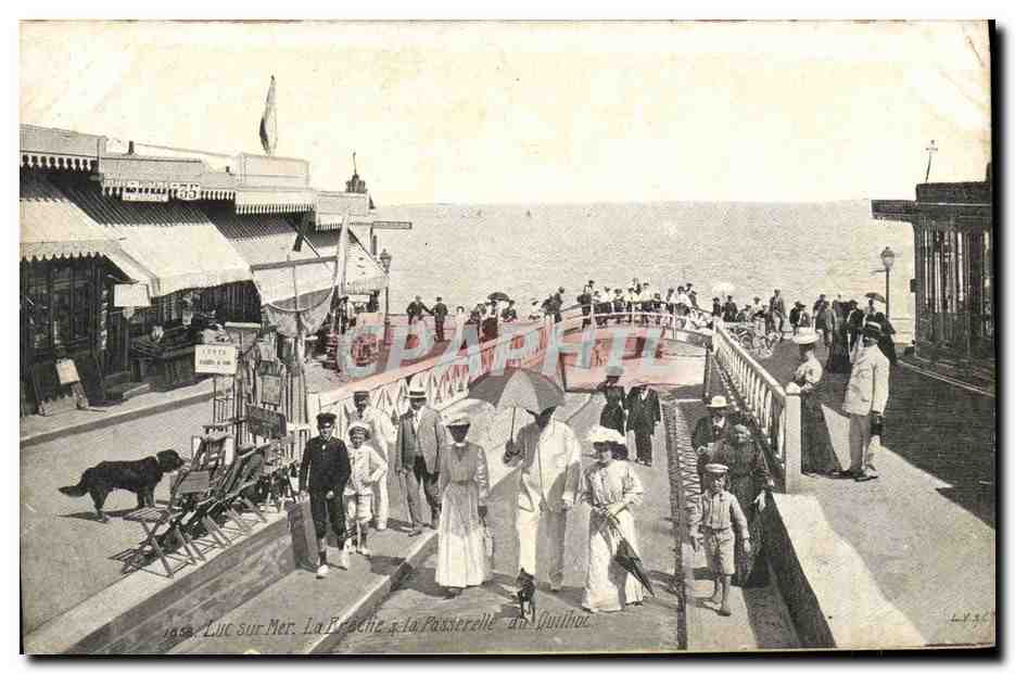 Luc sur Mer — La Fréchêche & la Passerelle — éditeur L. V. & Cie, n° 1468