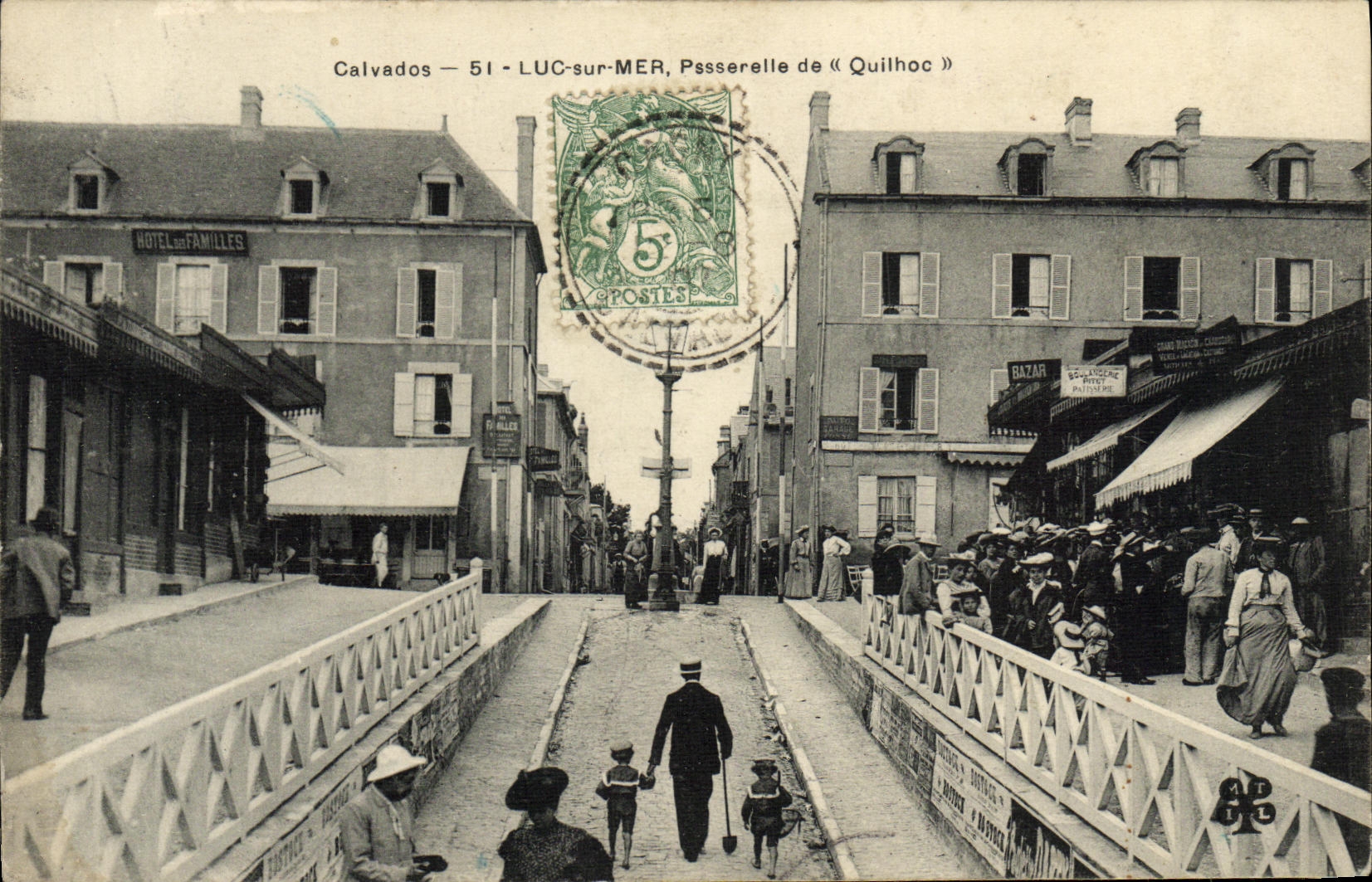Luc-sur-Mer — Passe-relle de Quilhoc — Verleger: A.P. (Seriennummer nicht lesbar)