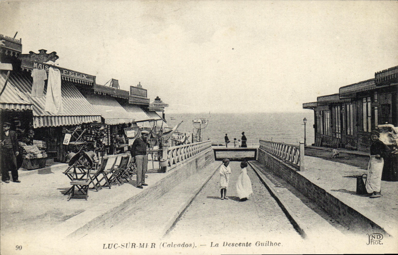 Luc-sur-Mer (Calvados) — Die Guilhoc-Abfahrt — Mais & Pelix