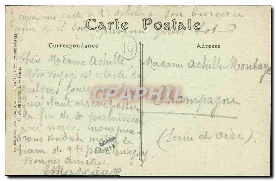 Luc-sur-Mer (Calvados) — Die Guilhoc-Abfahrt — Mais & Pelix — Rückseite