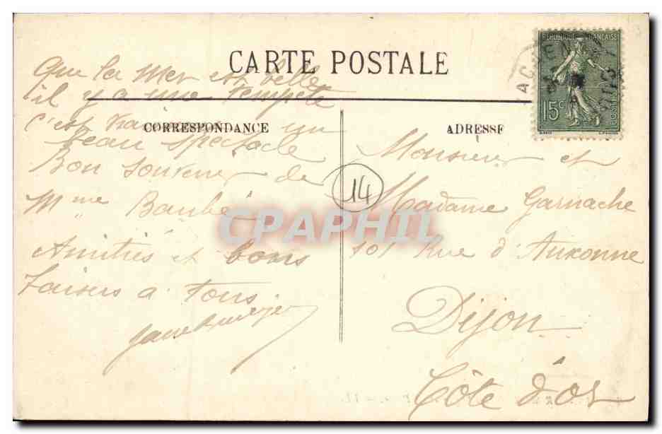 CPA Luc Sur Mer La Digue et la plage  — Verso