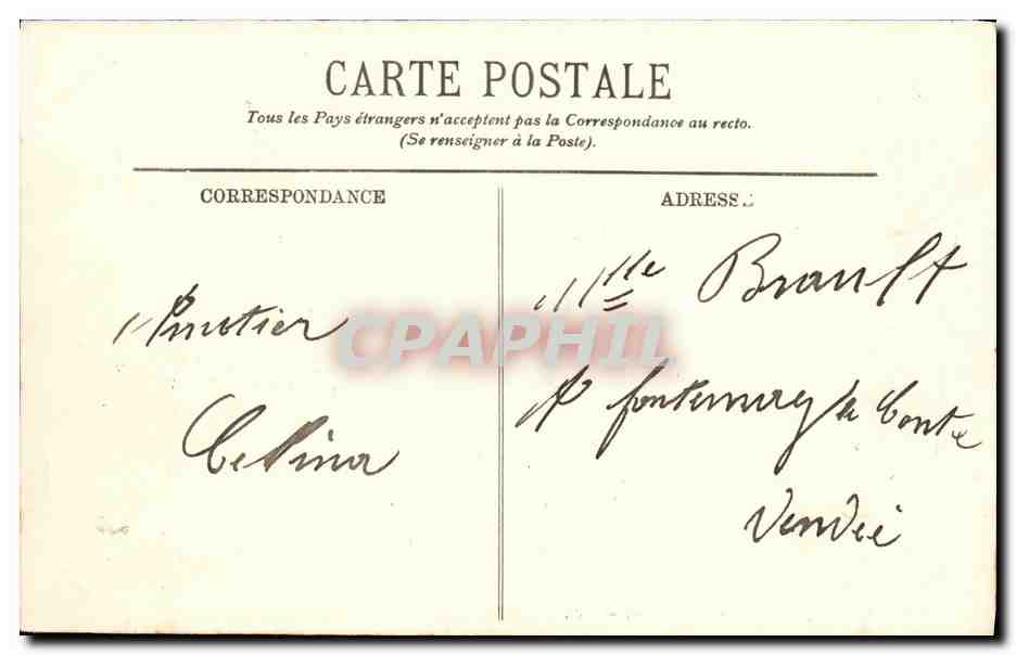 CPA Luc Sur Mer Sur la Digue — Verso