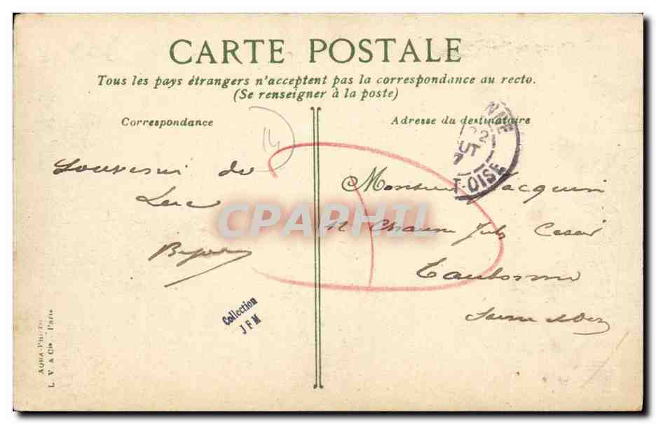 CPA Luc Sur Mer La Digue et le casino — Rückseite