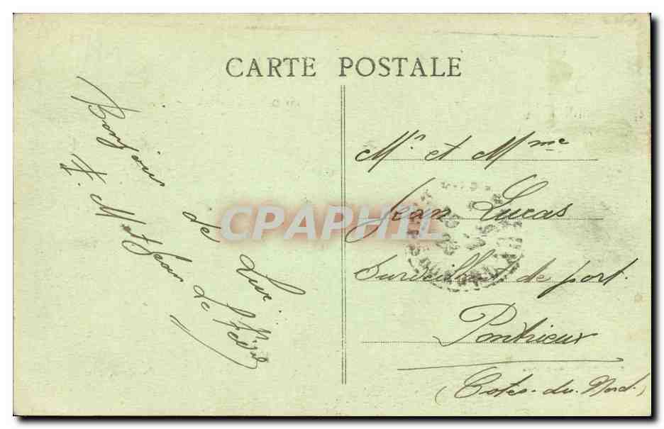 Luc-sur-Mer — La Digue et la Plage — Beaujour, édit. — Verso