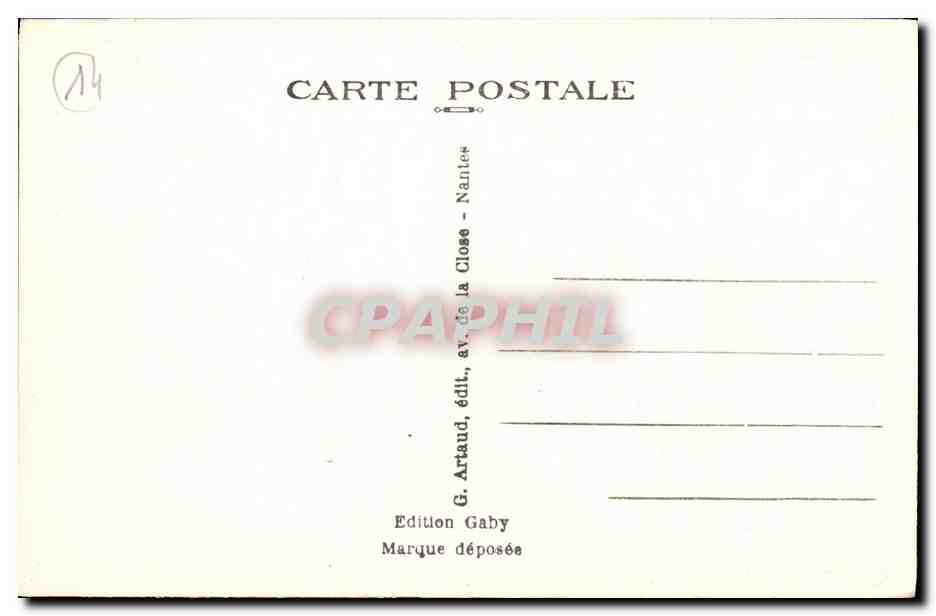 CPA Luc Sur Mer La Digue et la Plage — Verso