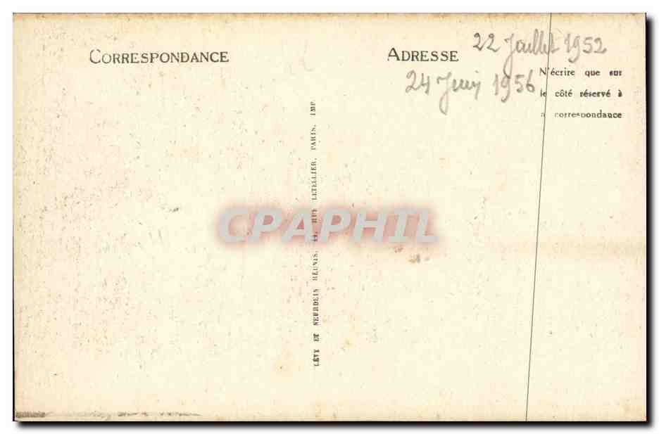 CPA Luc Sur Mer La Promenade — Verso