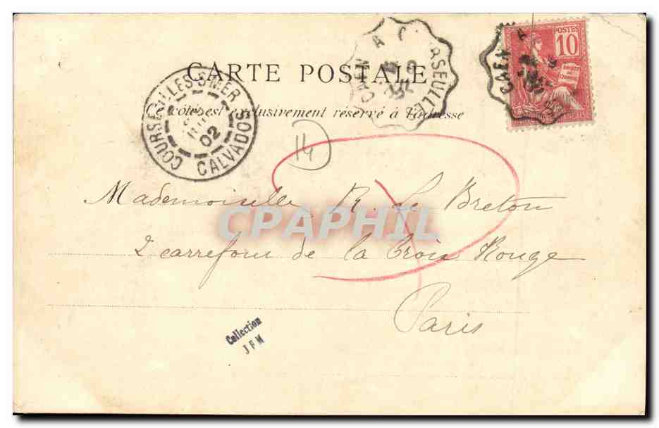 CPA Luc Sur Mer La Digue  — Verso