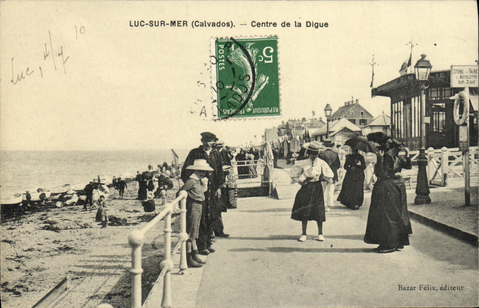CPA Luc Sur Mer Centre de la Digue