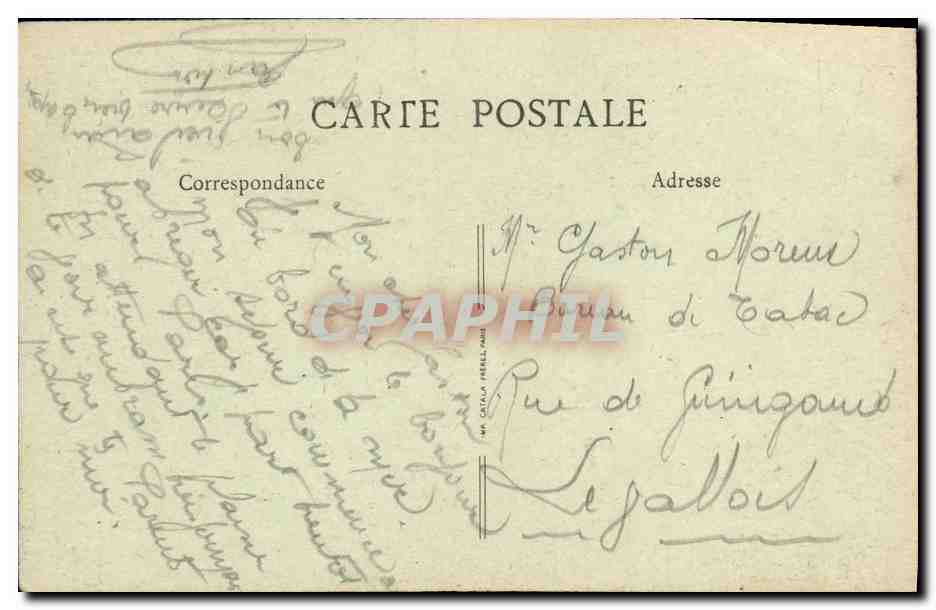 CPA Luc Sur Mer La Digue Promenade — Verso