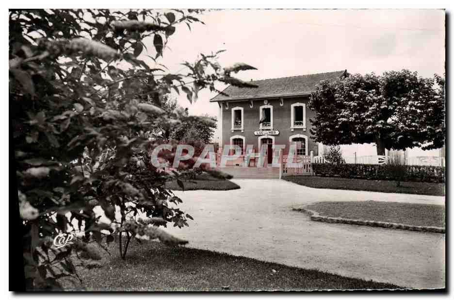 CPM Luc Sur Mer La gare et les jardins 