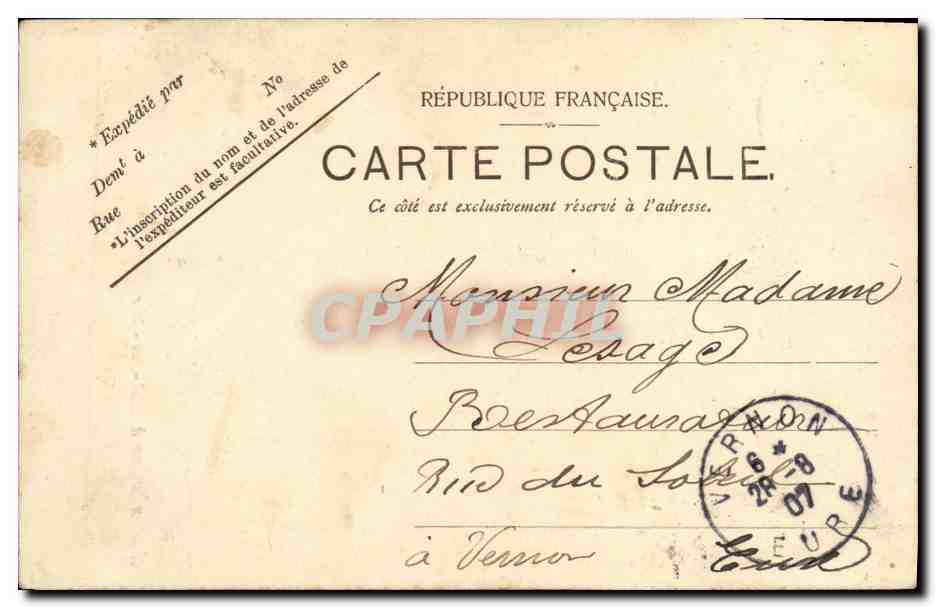 CPA Luc Sur Mer Une Excursion — Verso