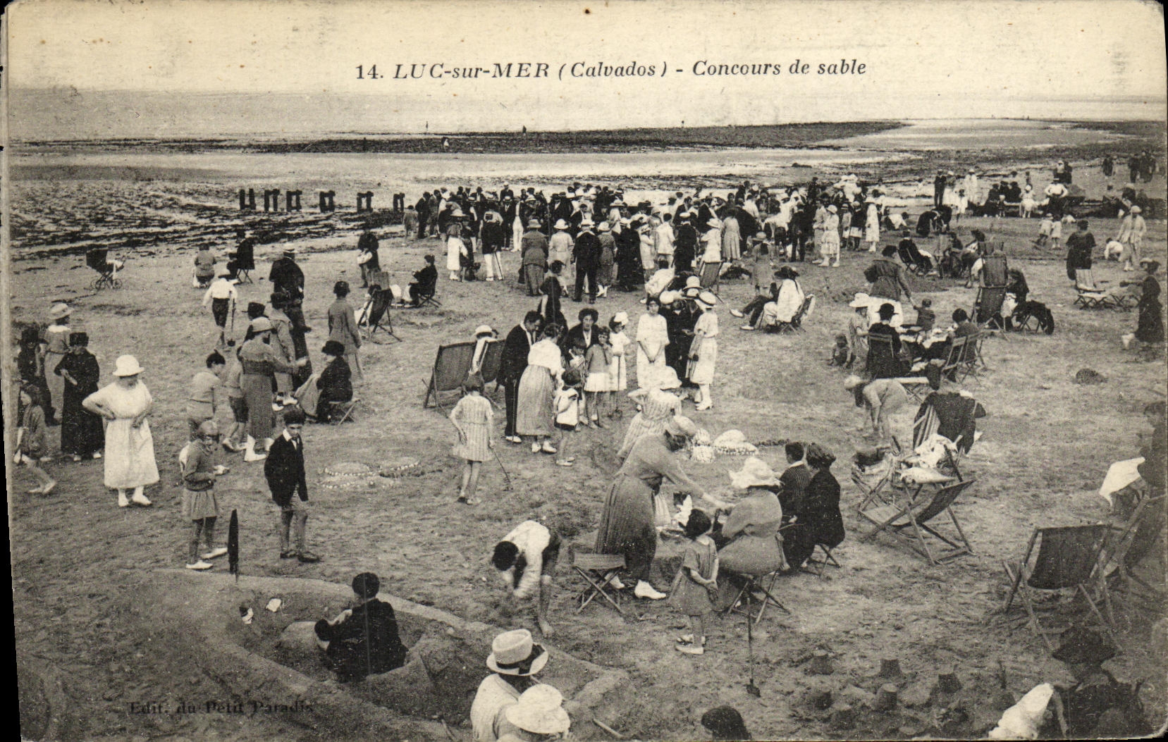 Luc-sur-Mer (Calvados) — Concours de sable — Edit. du Petit Paradis n°14