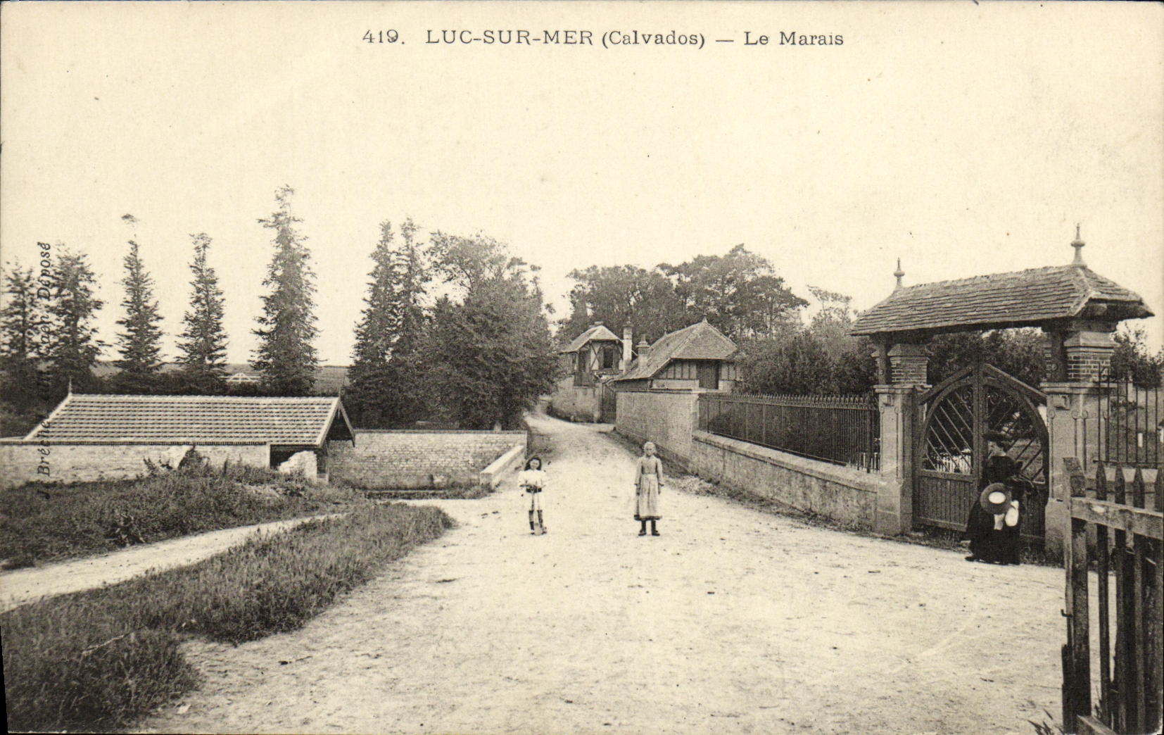 CPA Luc Sur Mer Le marais