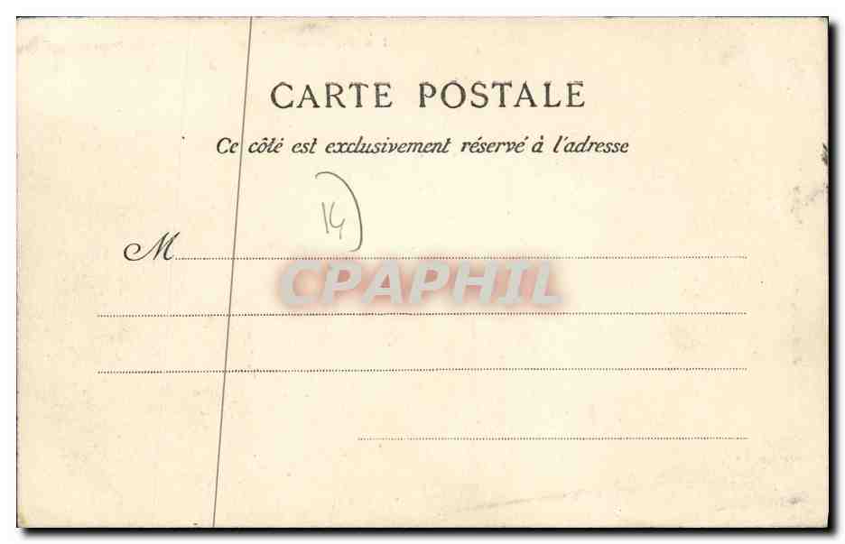 CPA Luc Sur Mer Le marais — Verso