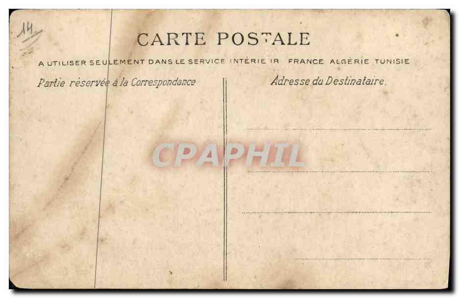 CPA Luc Sur Mer Le Clocher — Verso