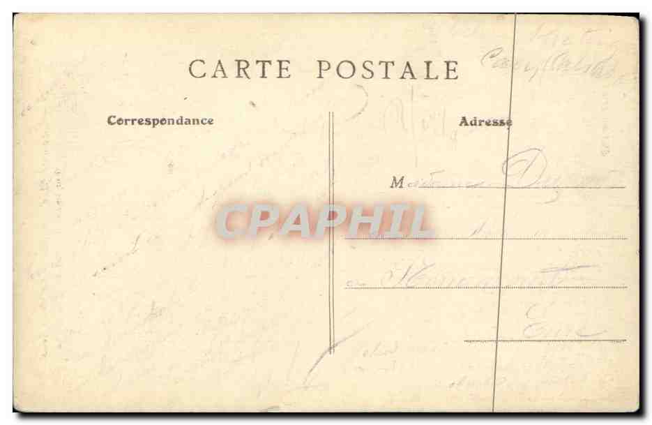 CPA Luc Sur Mer La Vieille Tour — Verso
