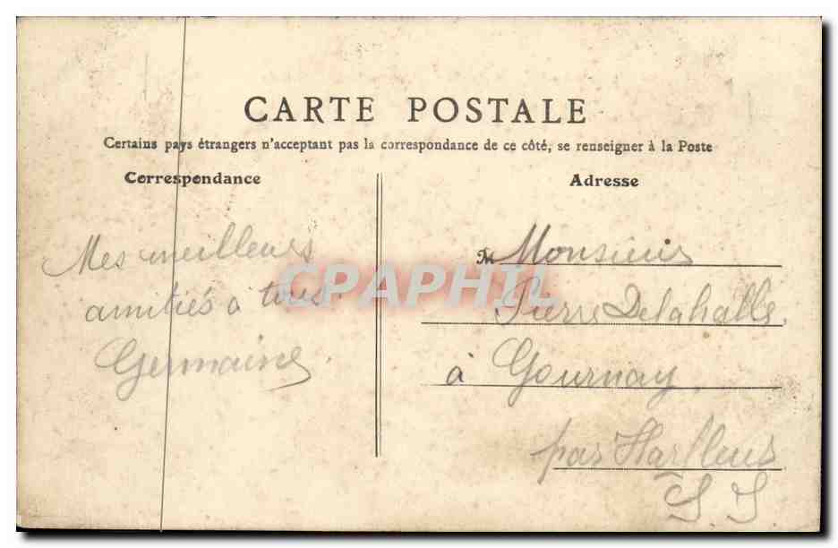 CPA Luc Sur Mer L Eglise et le cimetiere — Verso