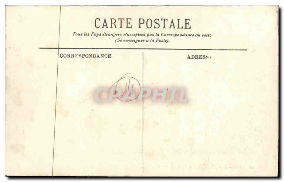 CPA Luc Sur Mer Les Falaisas — Verso