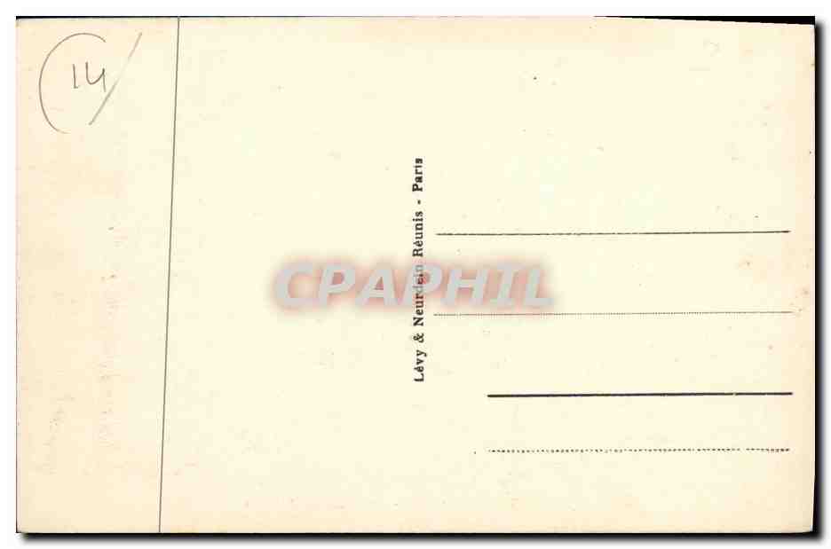 CPA Luc Sur Mer Groupe de Villas — Verso