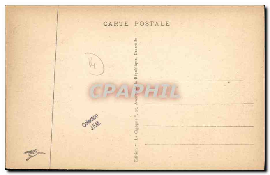 CPA Luc Sur Mer Groupes de villas — Rückseite