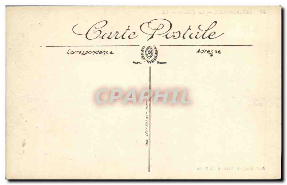 CPA Luc Sur Mer Les Falaises — Verso
