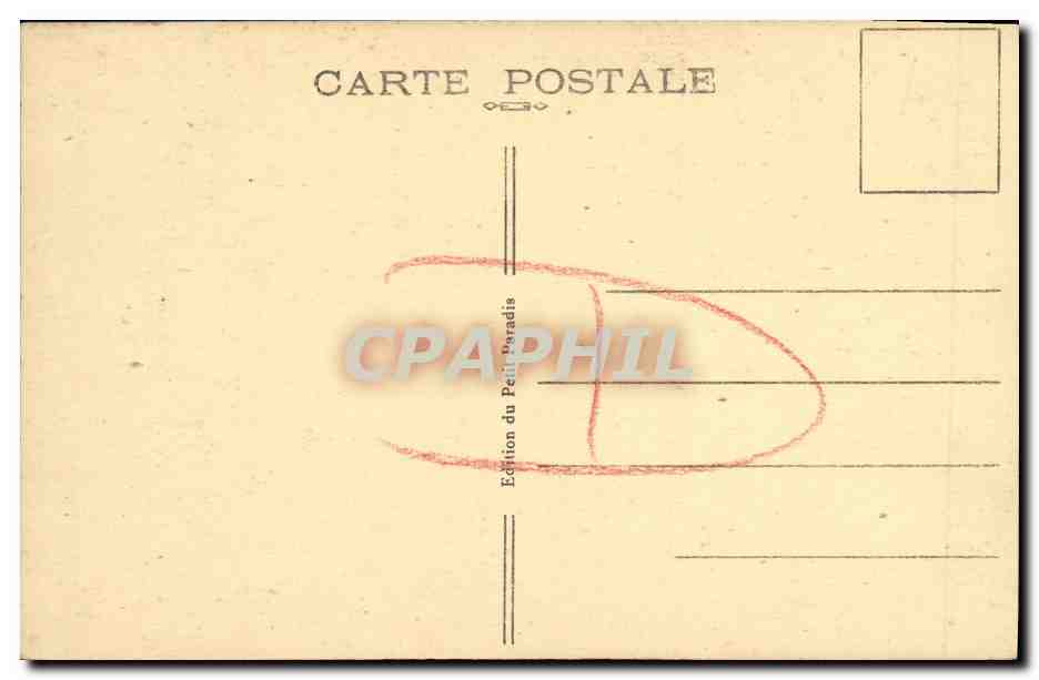 CPA Luc Sur Mer sur Les Falaises — Verso