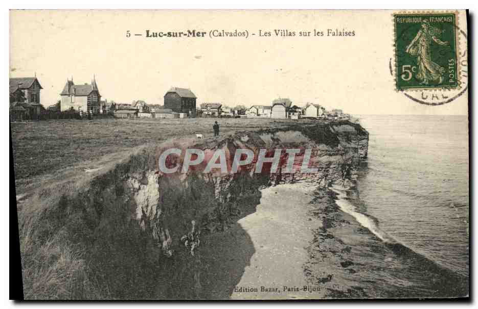 CPA Luc Sur Mer Les Villas sur les Falaises