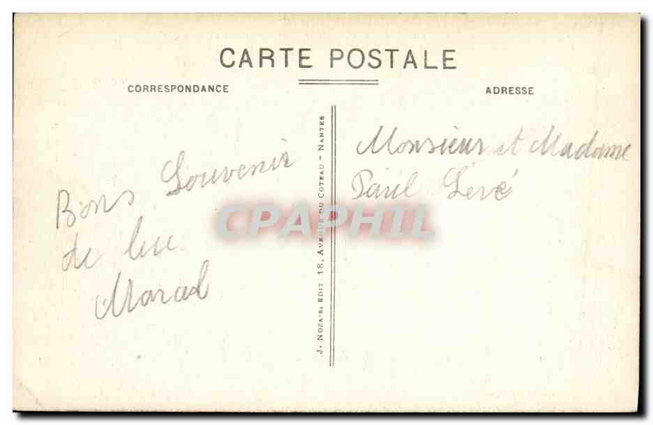 CPA Luc Sur Mer Les Falaises et la cote — Verso
