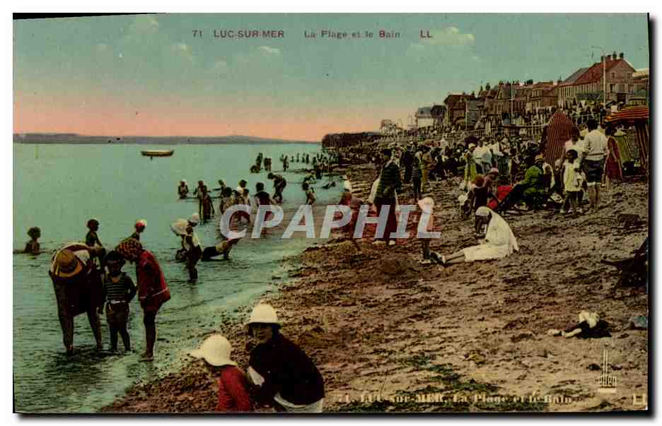 CPA Luc Sur Mer La Plage et le Bain