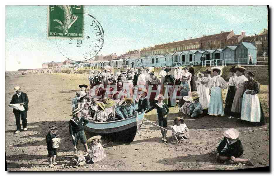 CPA Luc Sur Mer Reunion sur la plage Enfants