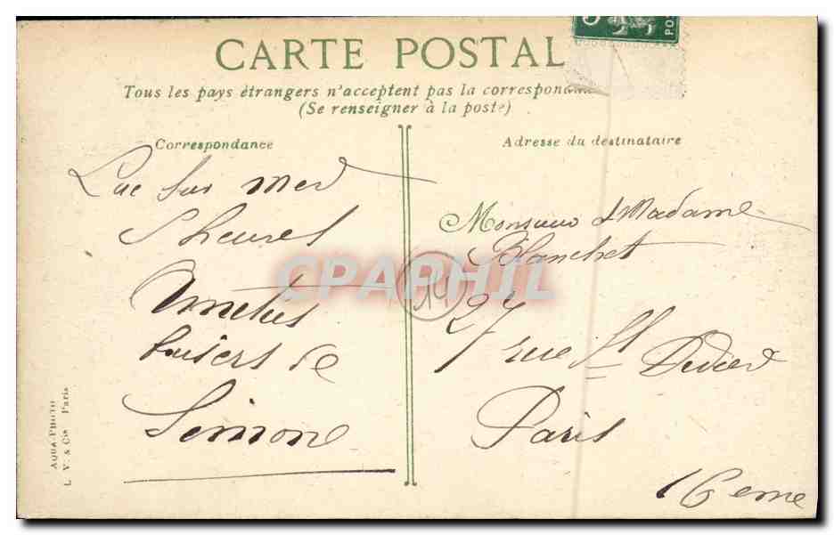 CPA Luc Sur Mer Reunion sur la plage Enfants — Verso