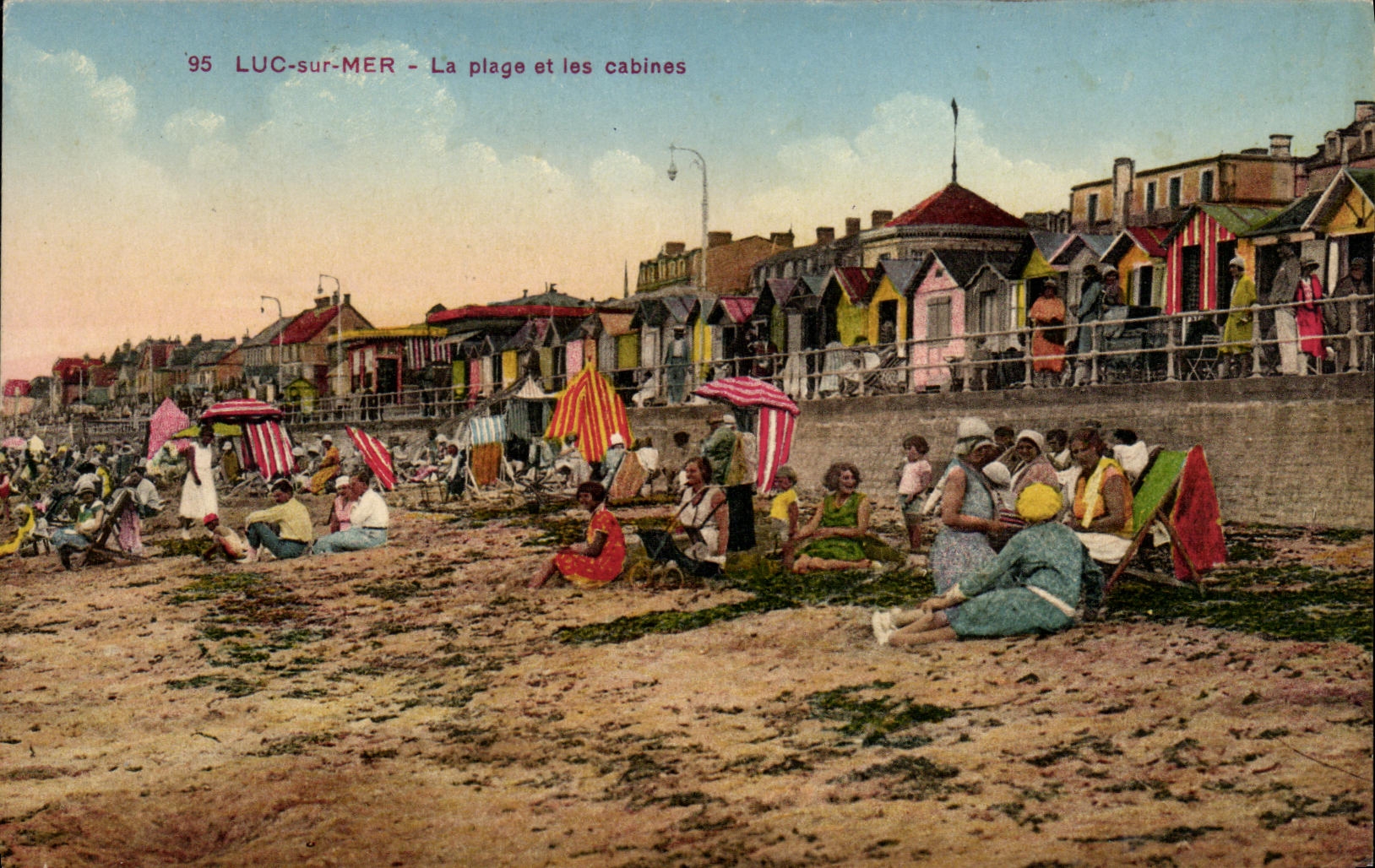 CPA Luc Sur Mer La Plage et les Cabines