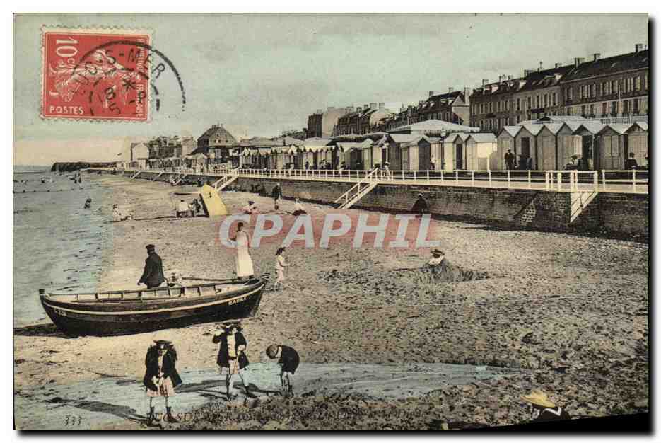 CPA Luc Sur Mer La Plage Enfants
