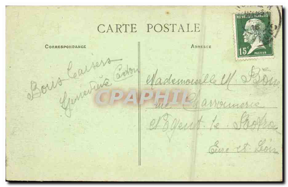 CPA Luc Sur Mer Le Concours de Sable — Verso
