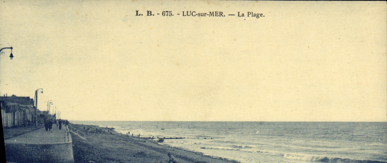 CPA Luc Sur Mer La Plage 