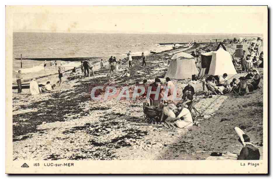 Luc-sur-Mer — La Plage — Cie des Arts Photomécaniques, Strasbourg-Schiltigheim