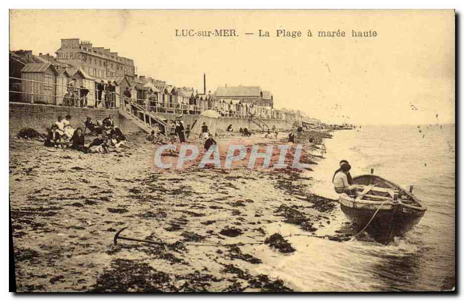 CPA Luc Sur Mer La Plage a Maree Haute
