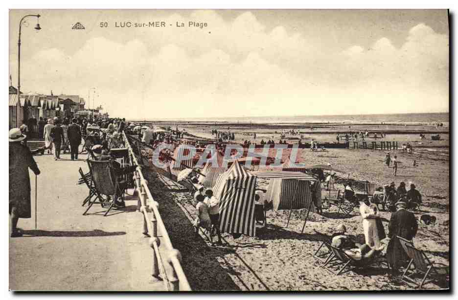 CPA Luc Sur Mer La Plage 