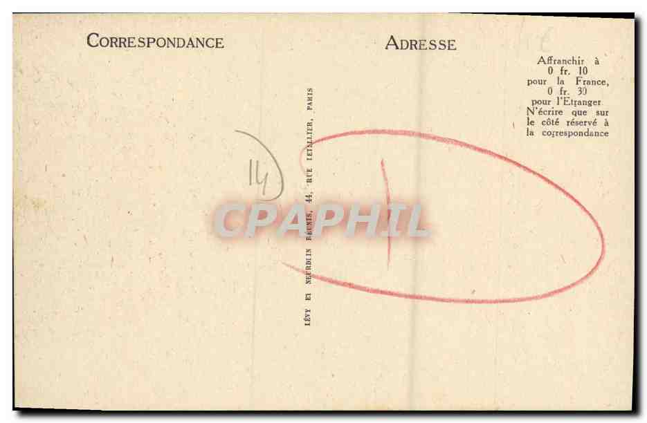 CPA Luc Sur Mer La Plage  — Verso