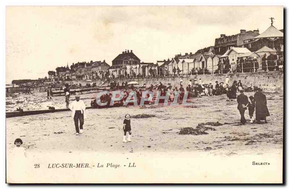 CPA Luc Sur Mer La Plage 