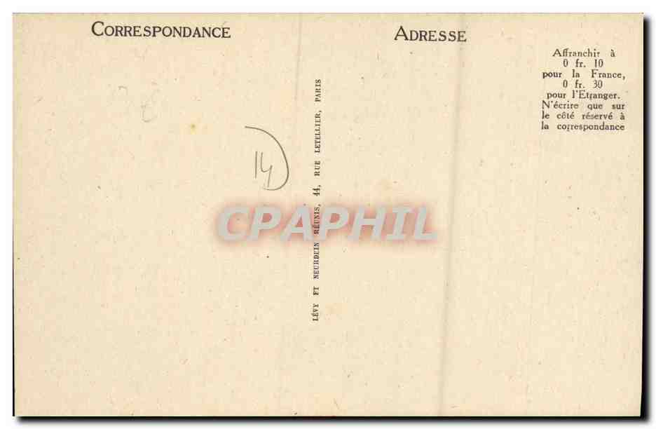 CPA Luc Sur Mer La Plage  — Verso