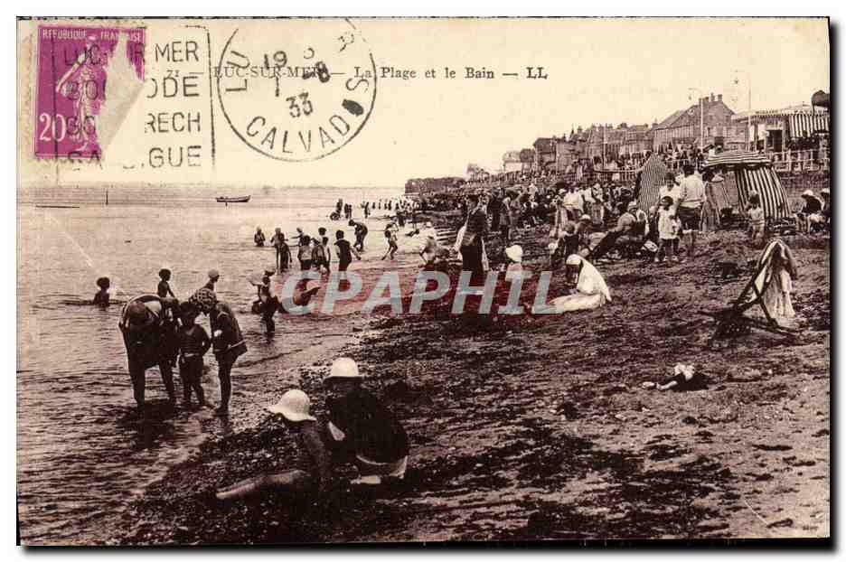 CPA Luc Sur Mer La Plage et le Bain