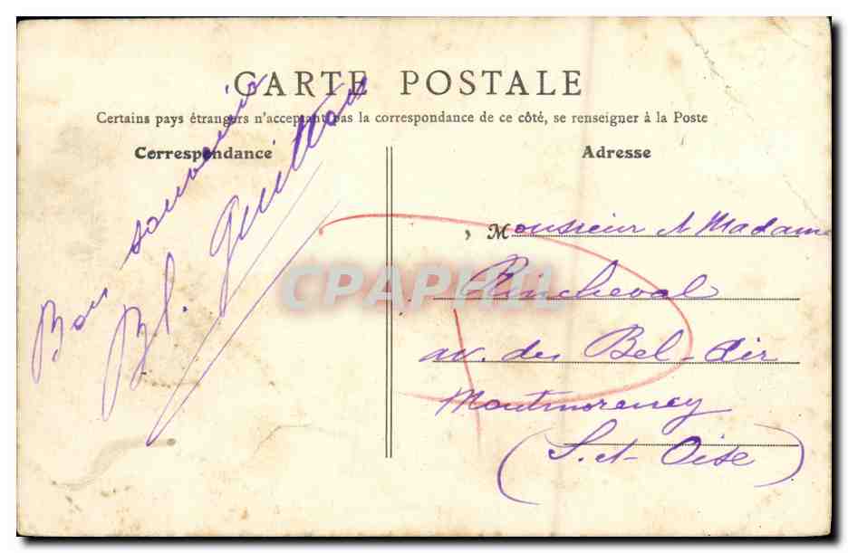 CPA Luc Sur Mer La Plage — Verso