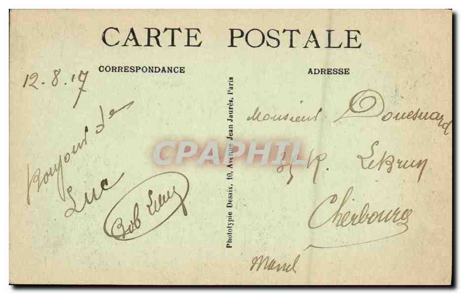 CPA Luc Sur Mer La Plage Enfants — Verso