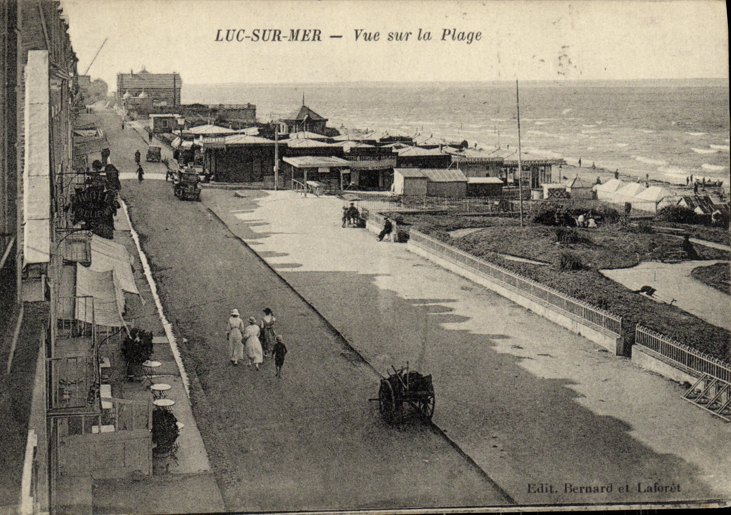 CPA Luc Sur Mer Vue Sur La Plage