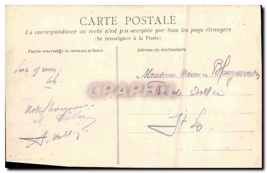 CPA Luc Sur Mer La Plage Enfants Bateau FEmme  — Verso