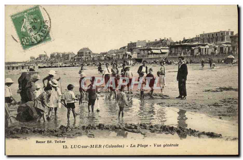 LUC-sur-MER (Calvados) - La Plage - Vue générale — Bazar Ed. Tellier, n°12