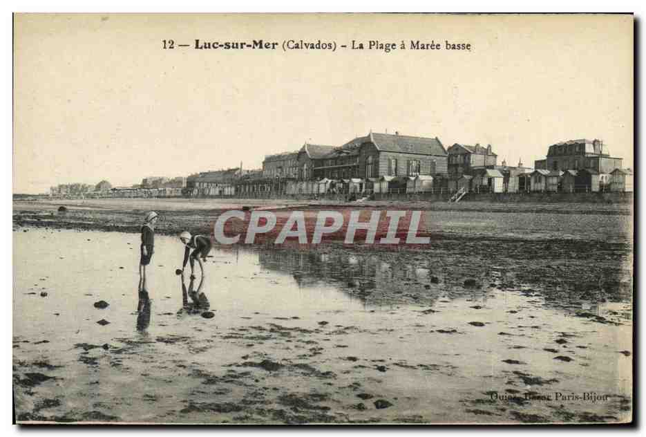 CPA Luc Sur Mer La Plage a Maree Basse