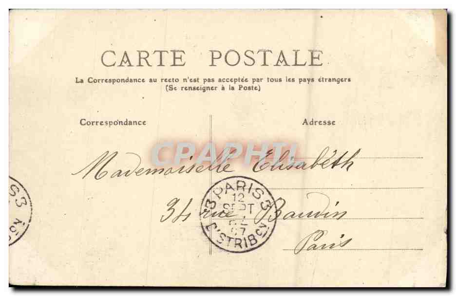 CPA Luc Sur Mer Vue a Maree Haute — Rückseite