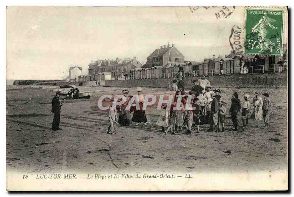 LUC-SUR-MER — La Plage et les Villas du Grand-Orient — LL.